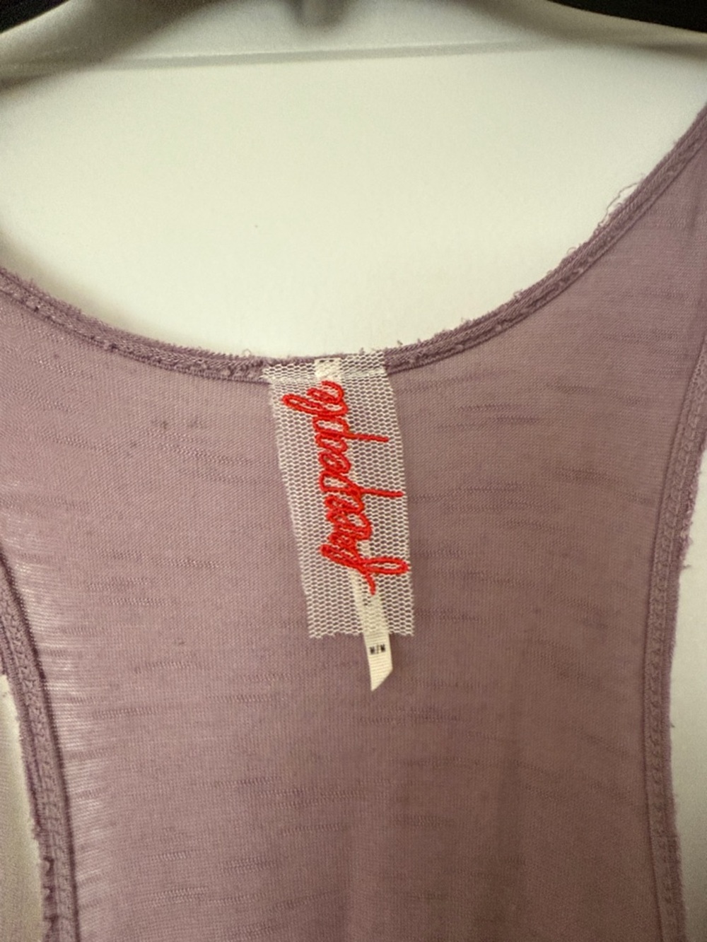 Free People Boho Lace-Front Sleeveless Tunic - Dusty Mauve - Picture 3 of 4